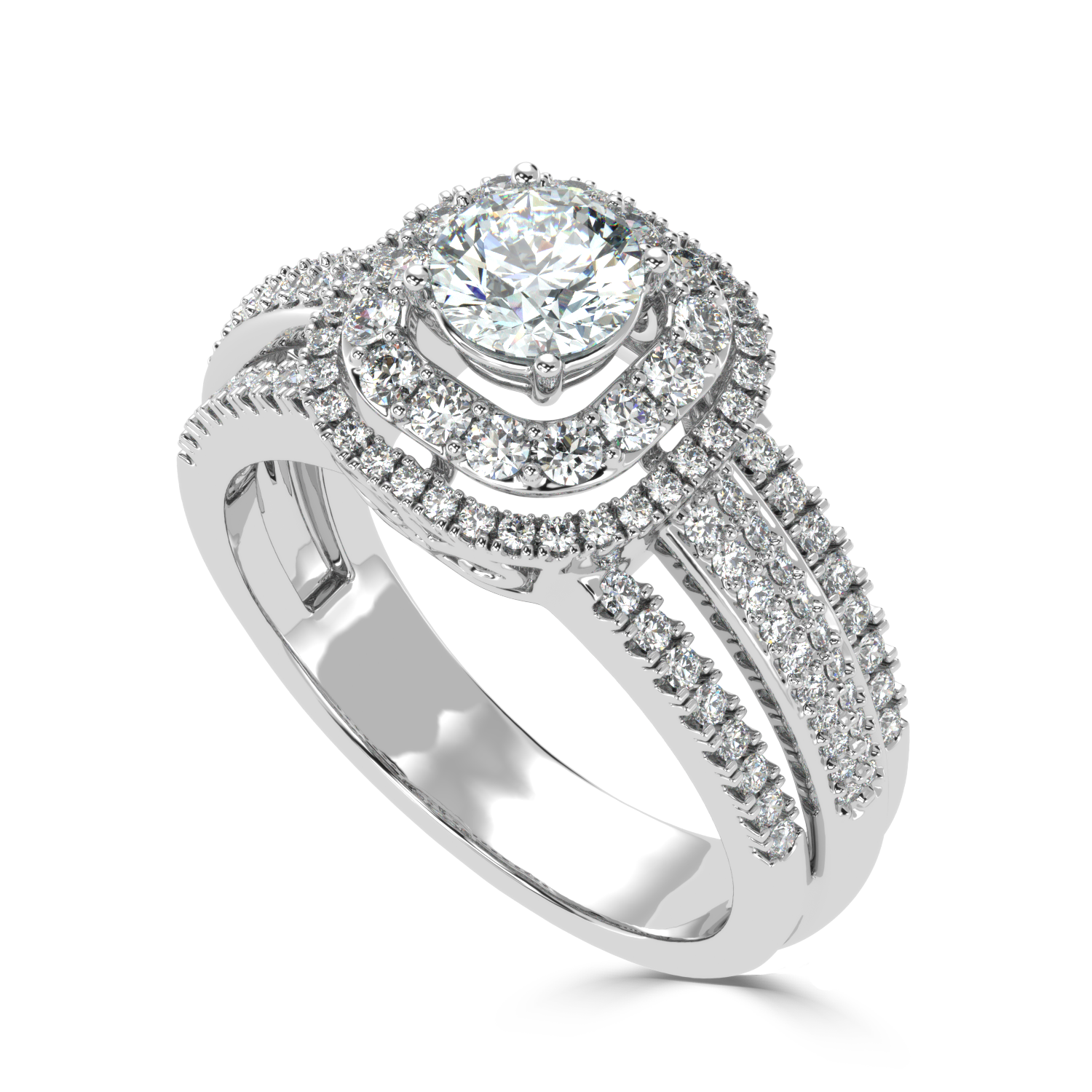 Shop Now 1.28Ct Natural Diamond Ring in Gold | SolitaireKart